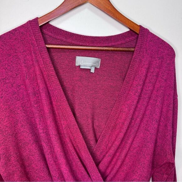 ANTHROPOLOGIE Lightweight Red Faux Wrap Size S - Picture 5 of 10
